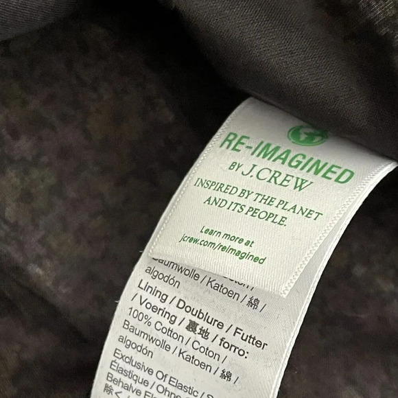 J. Crew Liberty® Fabric Organic Cotton Daydream Midi Dress cottagecore XS NWT - Picture 5 of 9